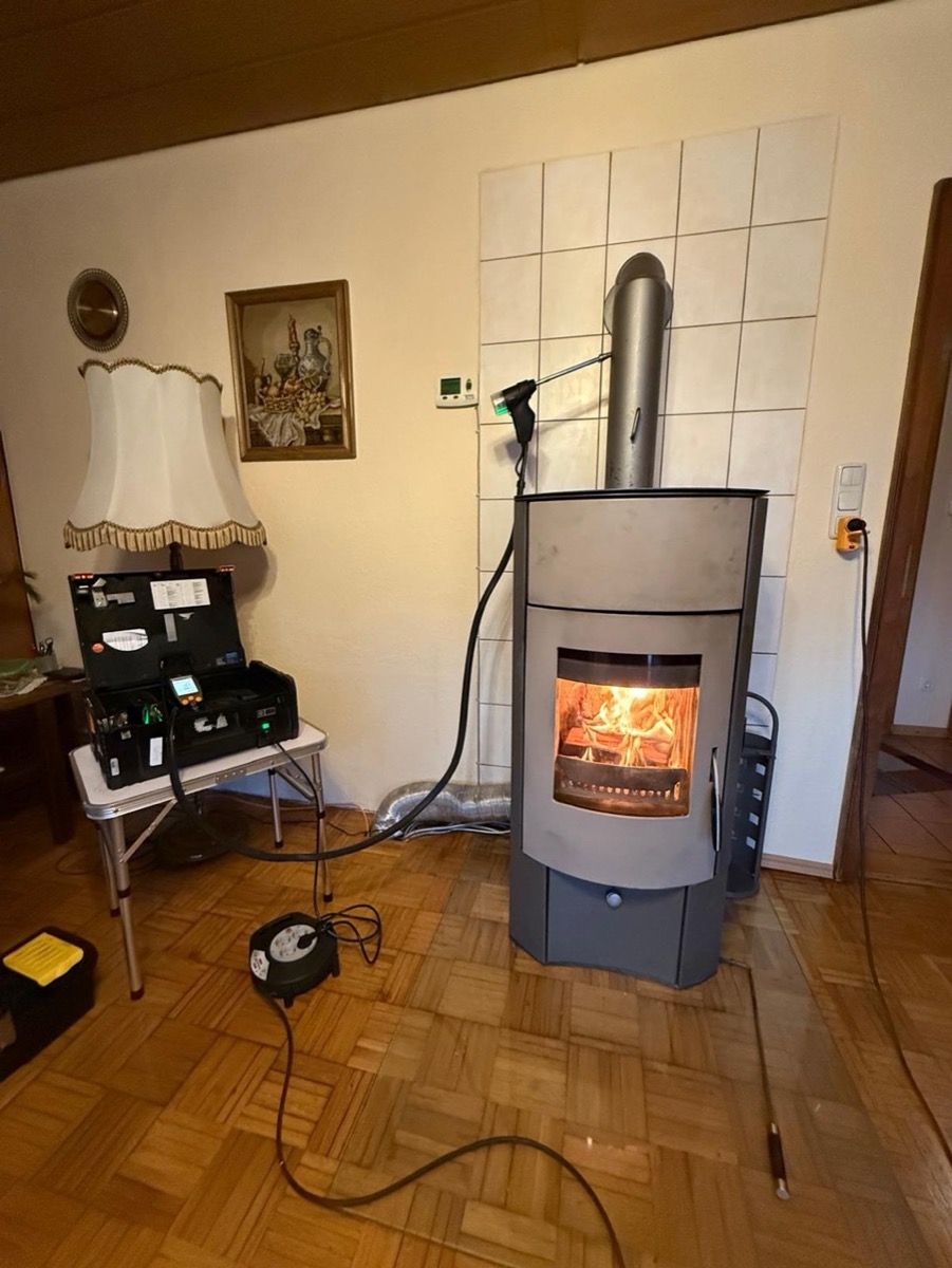 Kaminofen im Wohnraum